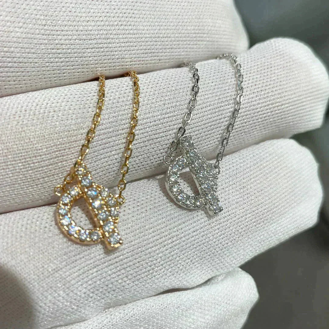 [Love Aura]ECHAPEE NECKLACE DIAMOND