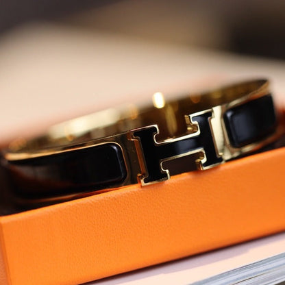 [Love Aura]H BRACELET 12MM GOLD