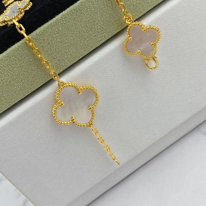[Love Aura]MAGIC CLOVER MOP GOLD BRACELET 5 MOTIFS