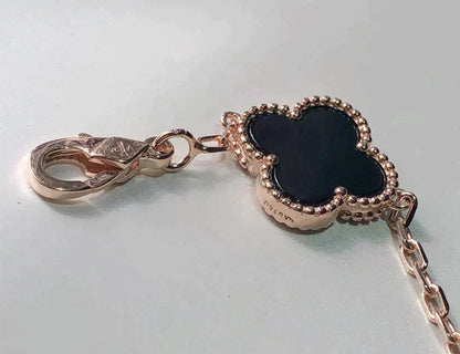 [Love Aura]CLOVER 5 MOTIFS MULTICOLOR  BRACELET