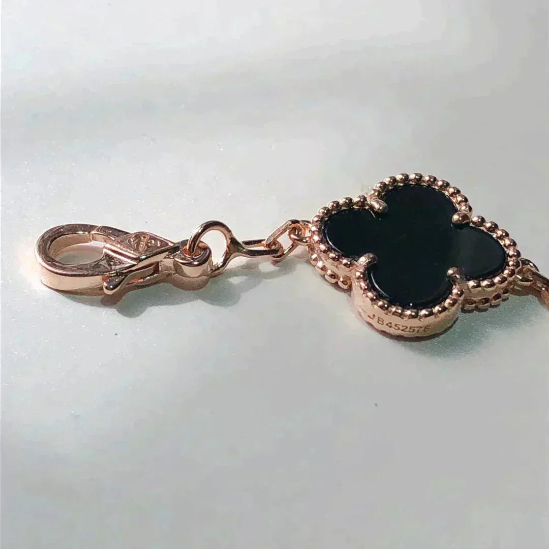 [Love Aura]CLOVER 5 MOTIFS MULTICOLOR BRACELET
