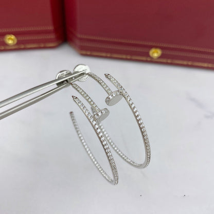 [Love Aura]JUSTE EARRINGS FULL DIAMONDS 1.8MM