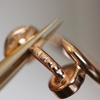 [Love Aura]JUSTE EARRINGS PINK GOLD