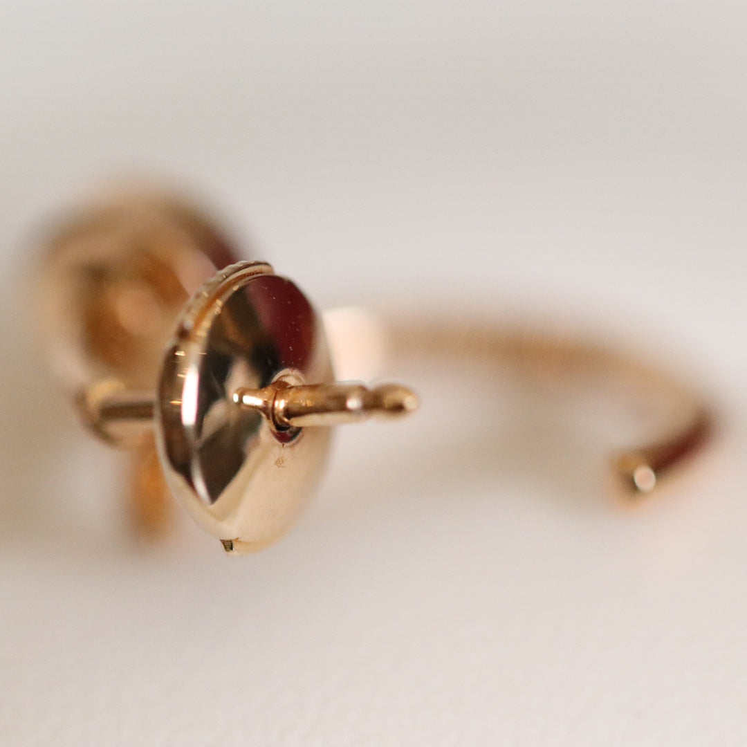 [Love Aura]JUSTE EARRINGS PINK GOLD