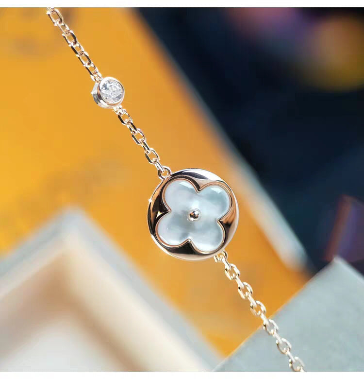 [Love Aura]SUN MOP GOLD 1 DIAMOND NECKLACE