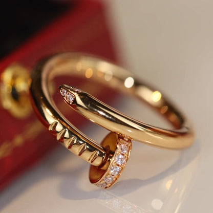 [Love Aura]JUSTE RING 2.65MM GOLD DIAMOND