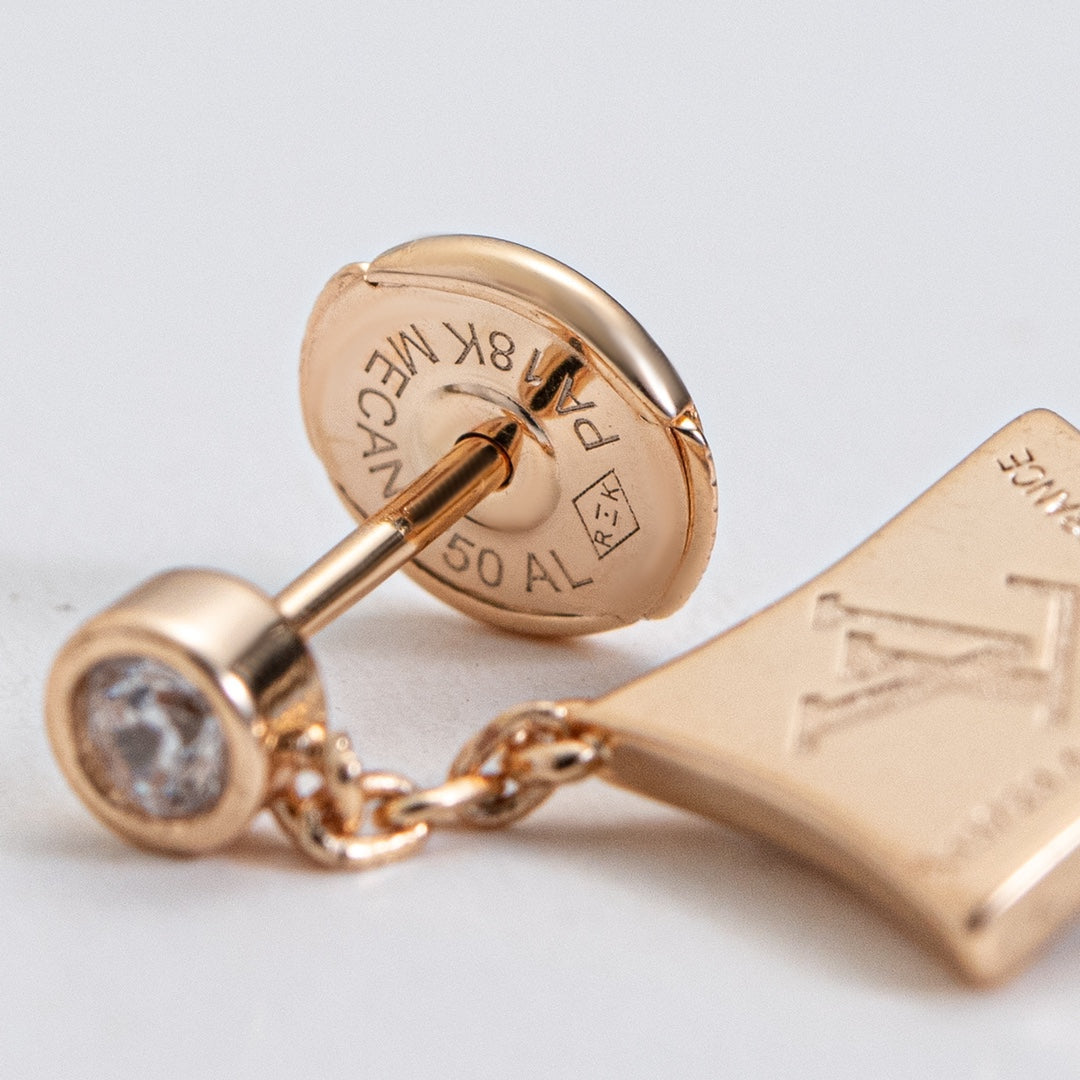 [Love Aura]STAR DIAMONDS EARRINGS GOLD