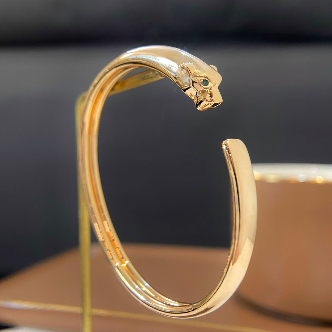 [Love Aura]PANTHERE GOLD OPEN BRACELET