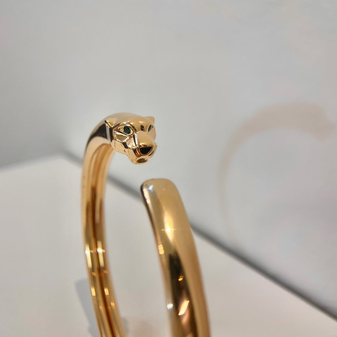 [Love Aura]PANTHERE GOLD OPEN BRACELET