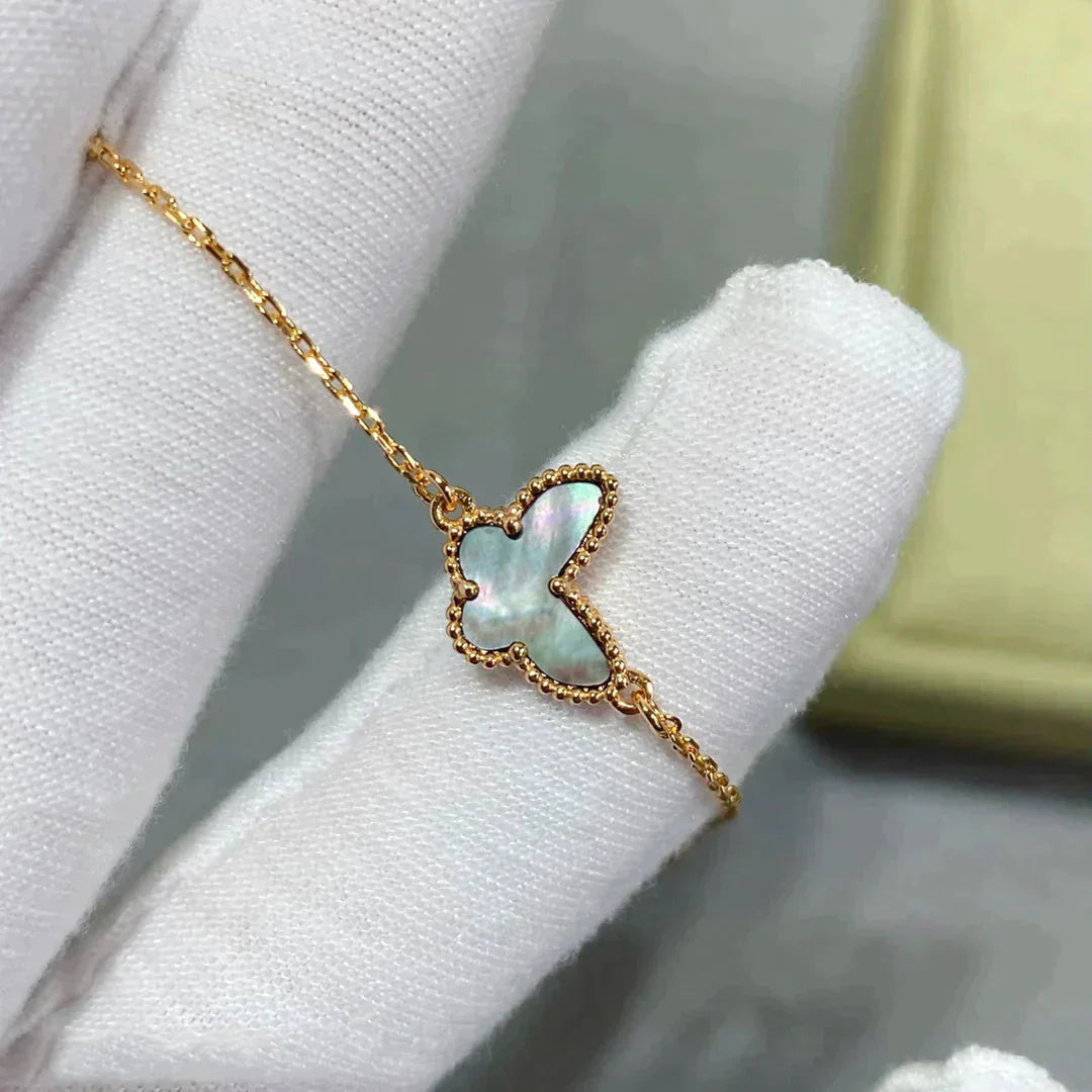 [Love Aura]BUTTERFLY DARK MOP BUTTERFLY BRACELET