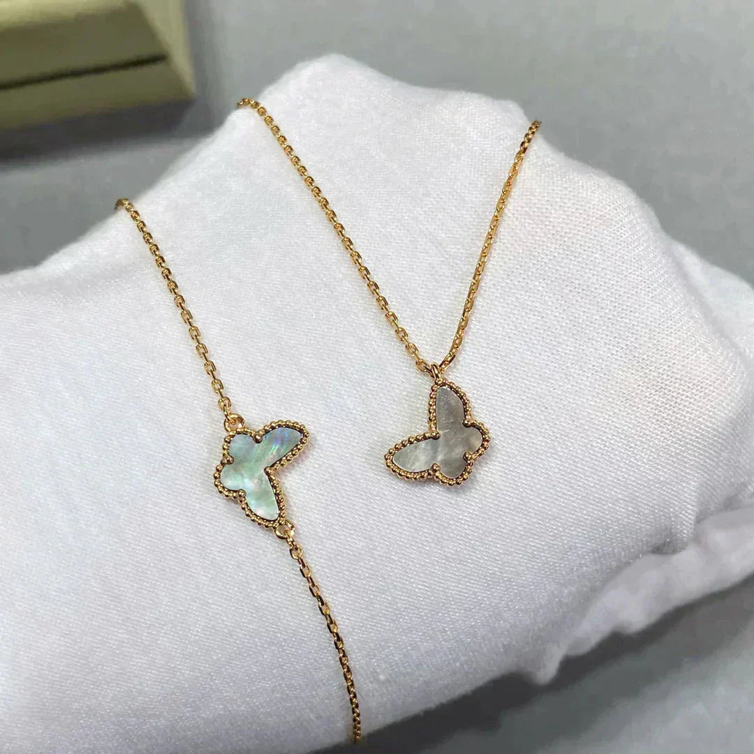 [Love Aura]BUTTERFLY DARK MOP BUTTERFLY BRACELET