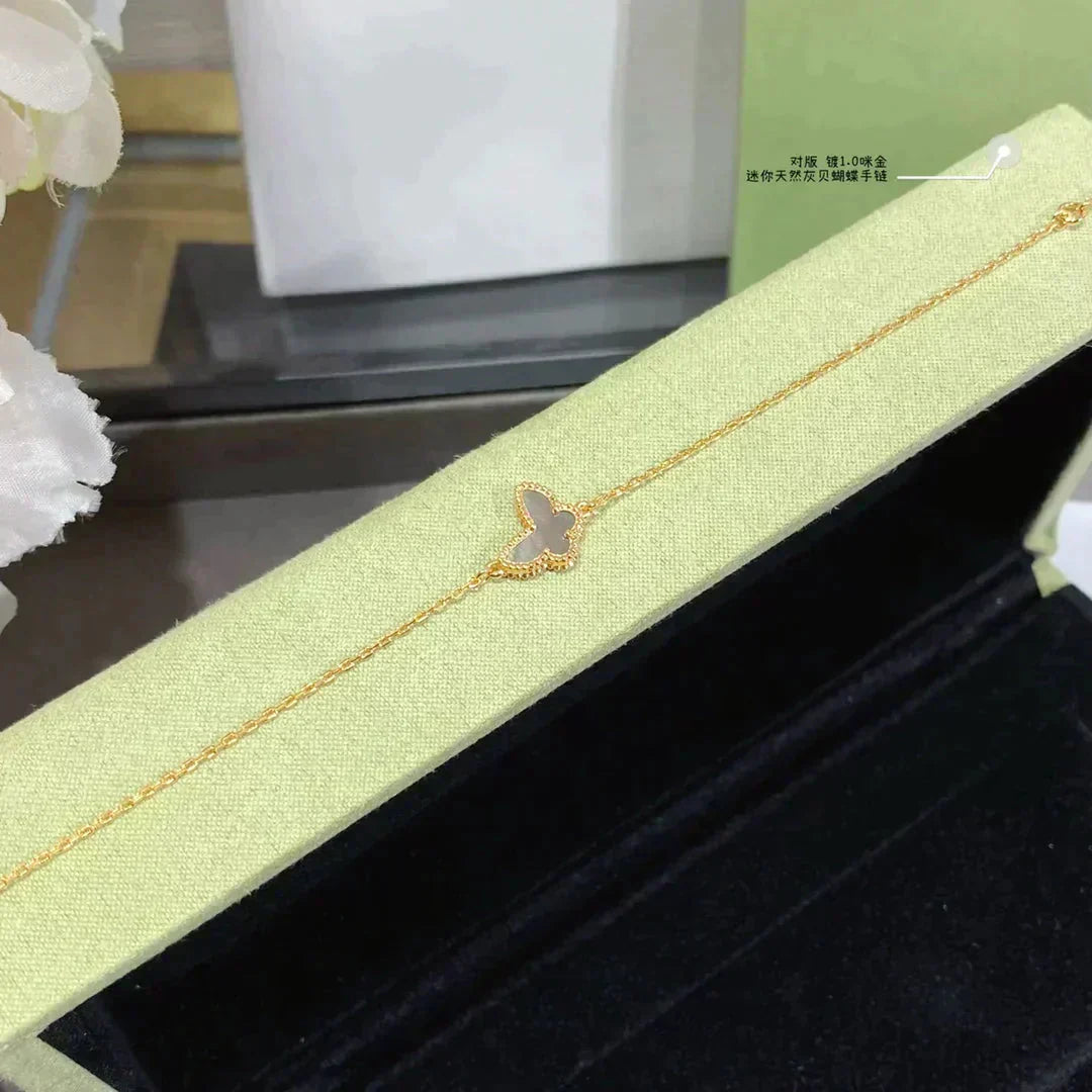 [Love Aura]BUTTERFLY DARK MOP BUTTERFLY BRACELET