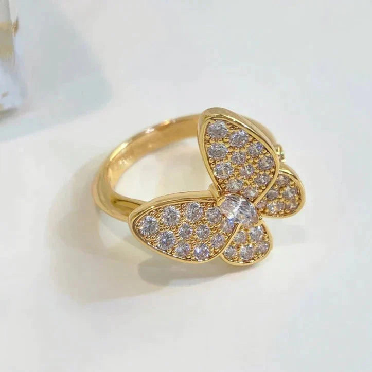[Love Aura]BUTTERFLY DIAMOND RING
