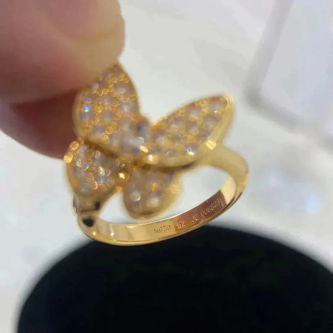[Love Aura]BUTTERFLY DIAMOND RING