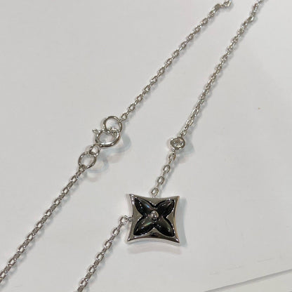 [Love Aura]STAR BLACK MOP NECKLACE
