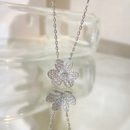 [Love Aura]FLOWER DIAMOND NECKLACE