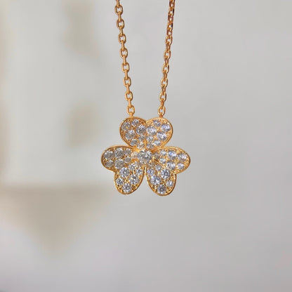 [Love Aura]FLOWER DIAMOND NECKLACE