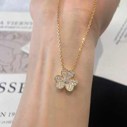 [Love Aura]FLOWER DIAMOND NECKLACE