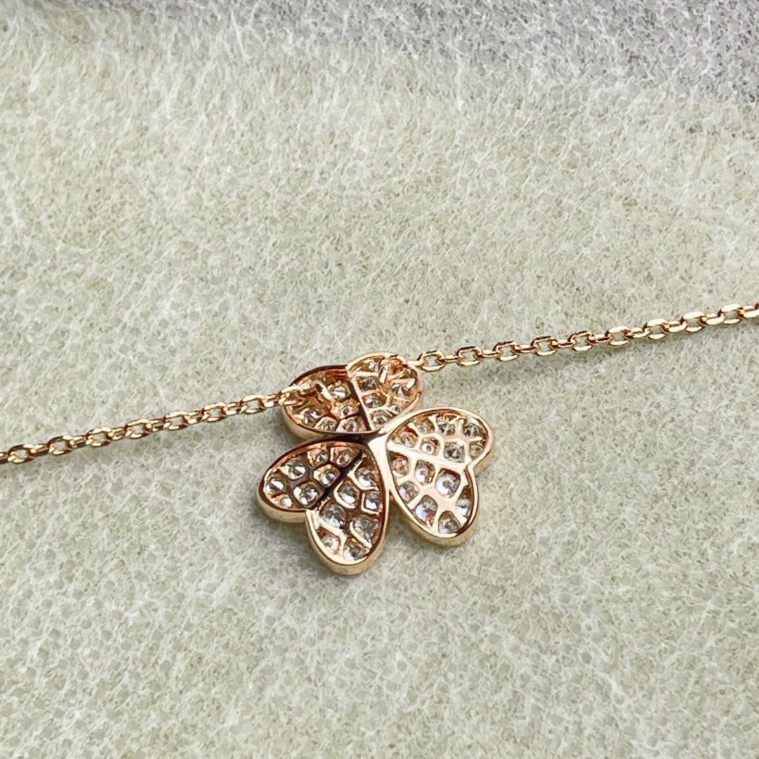 [Love Aura]FLOWER DIAMOND NECKLACE