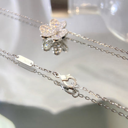 [Love Aura]FLOWER DIAMOND NECKLACE