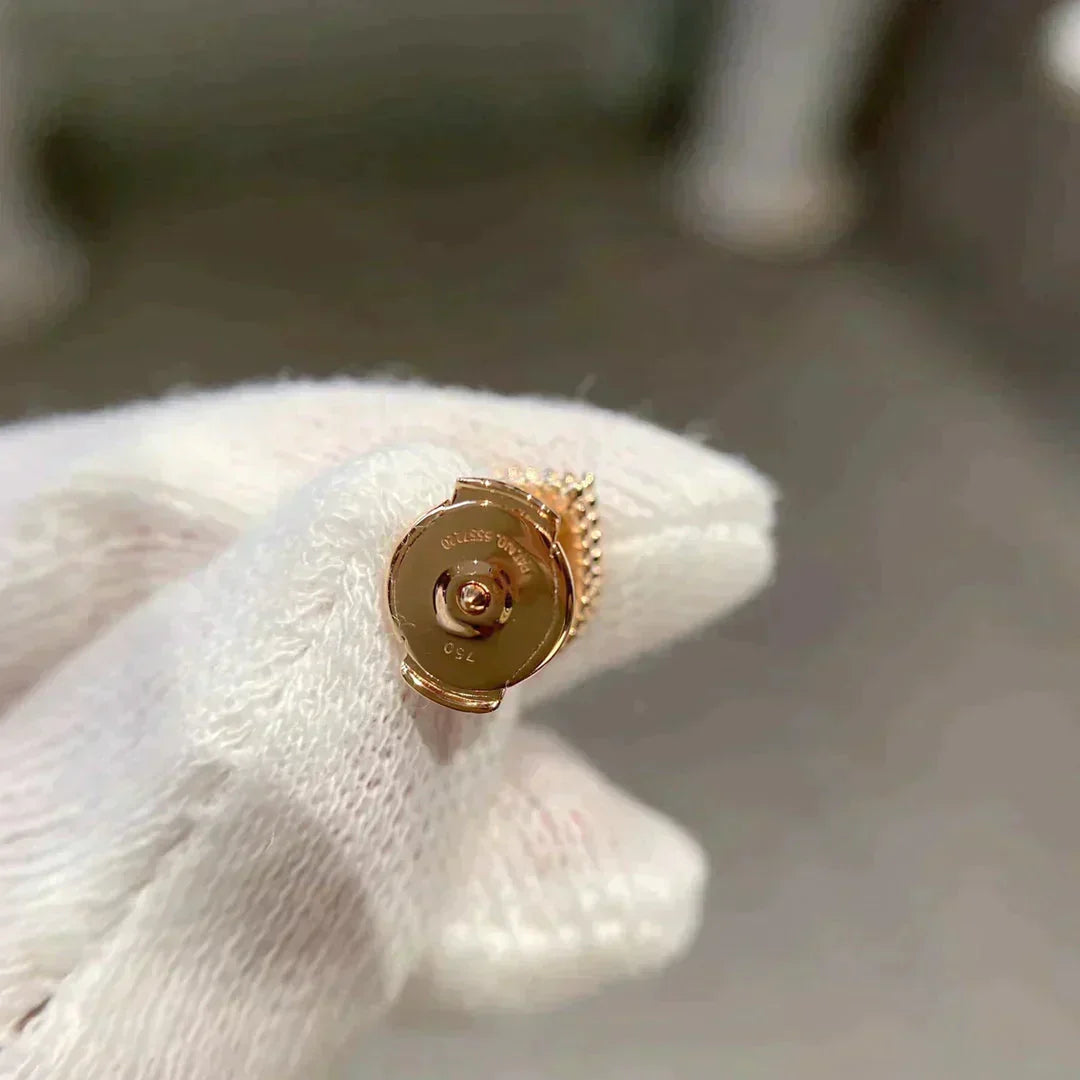 [Love Aura]HEART CARNELIAN STUD EARRINGS