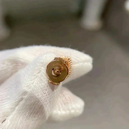 [Love Aura]HEART CARNELIAN STUD EARRINGS