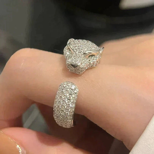 [Love Aura]PANTHERE 5.5MM ALL DIAMOND RING