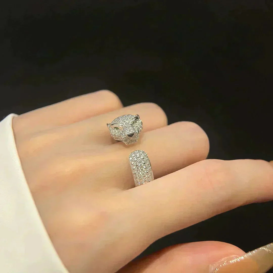 [Love Aura]PANTHERE 5.5MM ALL DIAMOND RING