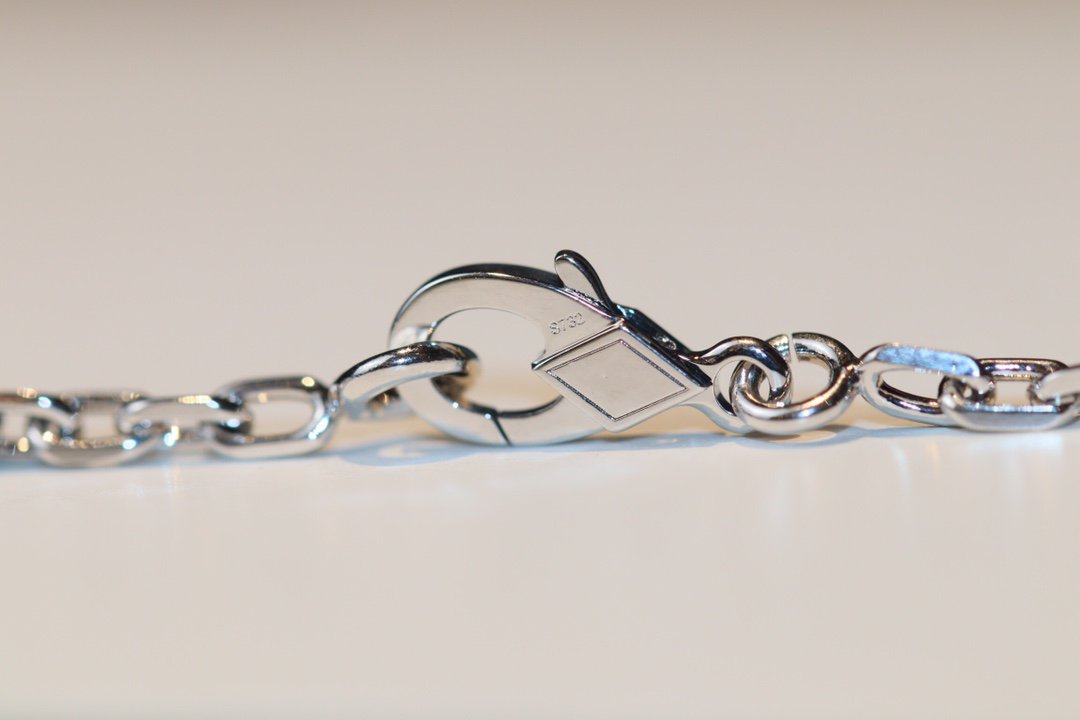 [Love Aura]CLOVER 20 MOTIFS ONYX DIAMOND SILVER