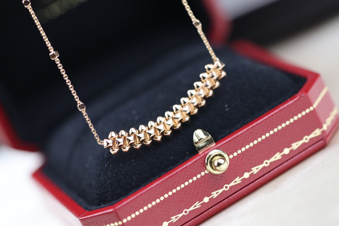 [Love Aura]CLASH PINK GOLD NECKLACE