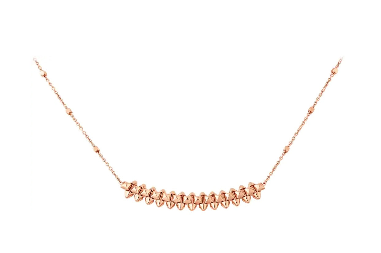 [Love Aura]CLASH PINK GOLD NECKLACE