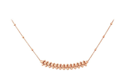 [Love Aura]CLASH PINK GOLD NECKLACE