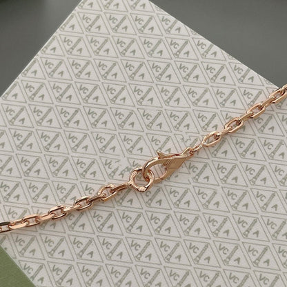 [Love Aura]LUCKY SPRING 15 MOTIFS ROSE GOLD NECKLACE