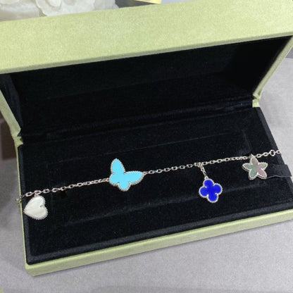 [Love Aura]LUCKY SPRING SILVER BRACELET 4 MOTIF
