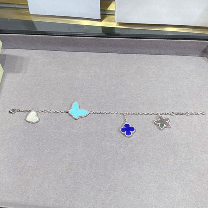 [Love Aura]LUCKY SPRING SILVER BRACELET 4 MOTIF