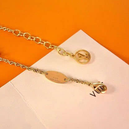 [Love Aura]LOGO STAR MOTIF GOLD BRACELET