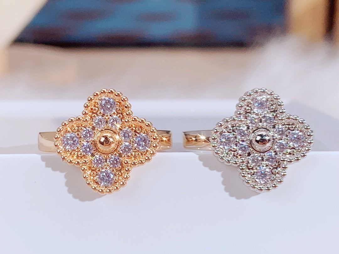 [Love Aura]CLOVER DIAMOND RING