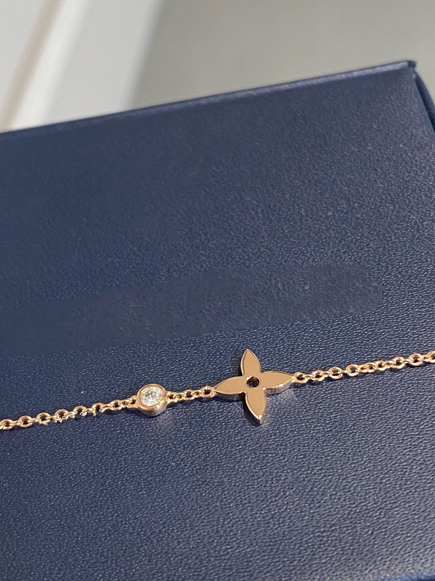 [Love Aura]STAR DIAMOND PINK GOLD BRACELET