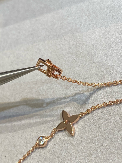 [Love Aura]STAR DIAMOND PINK GOLD BRACELET