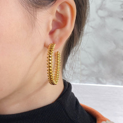 [Love Aura]CLASH HOOP EARRINGS