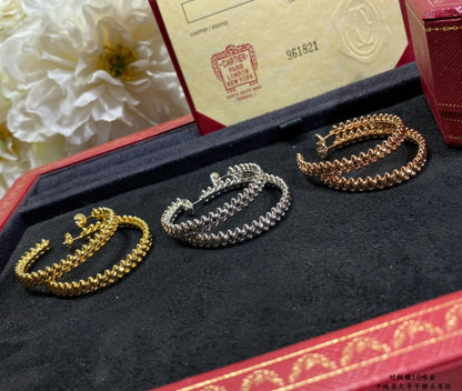 [Love Aura]CLASH LARGE HOOP EARRINGS