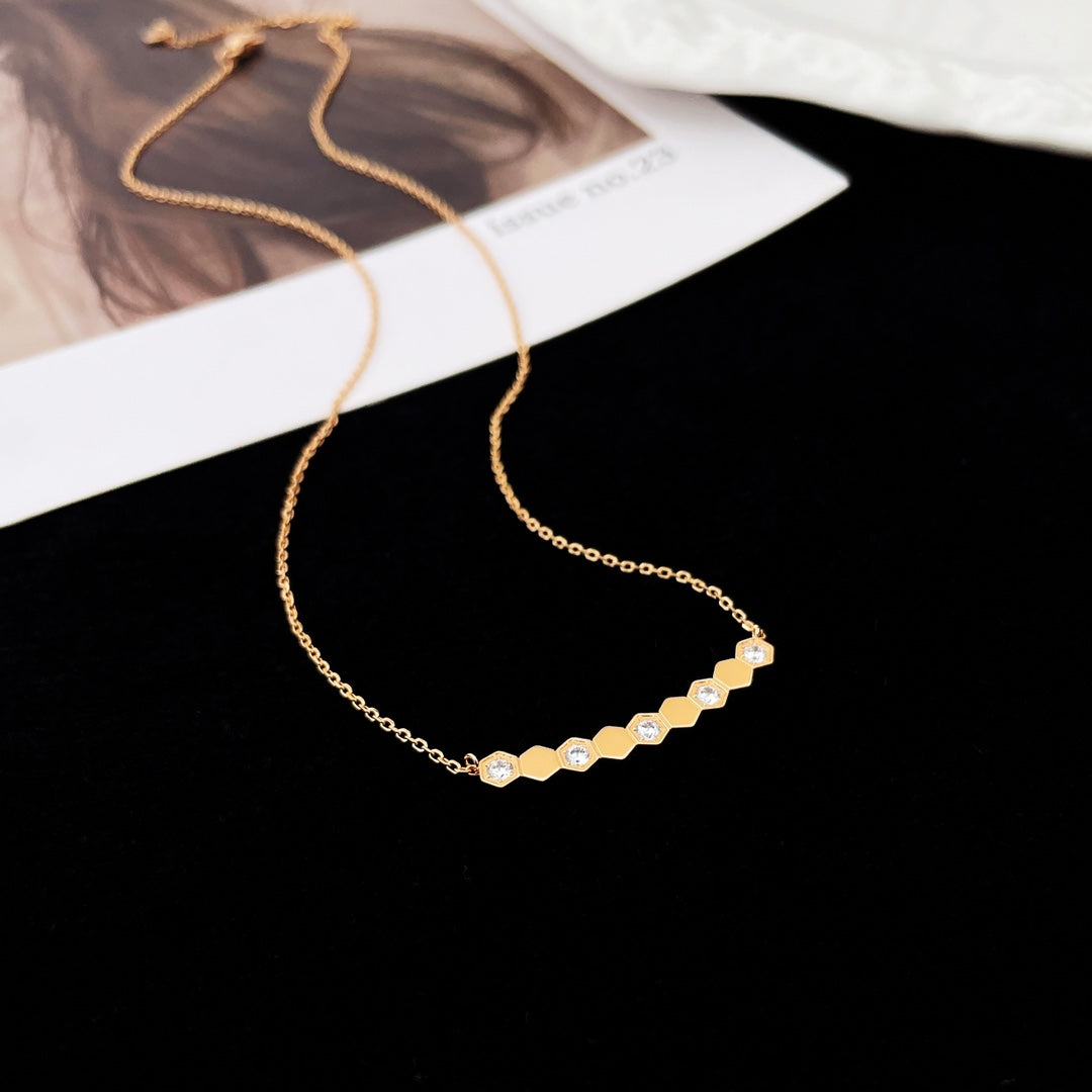 [Love Aura]BEE MY LOVE DIAMOND NECKLACE