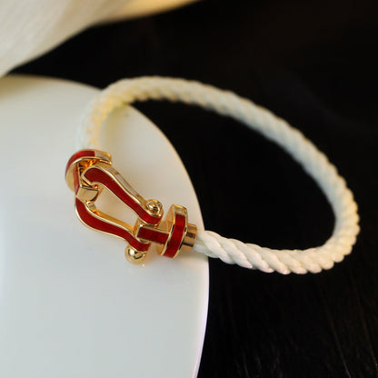 [Love Aura]FORCE 10 WHITE TEXTILE DIAMOND PAVED