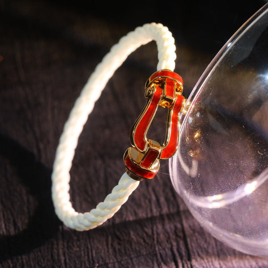 [Love Aura]FORCE 10 WHITE TEXTILE DIAMOND PAVED