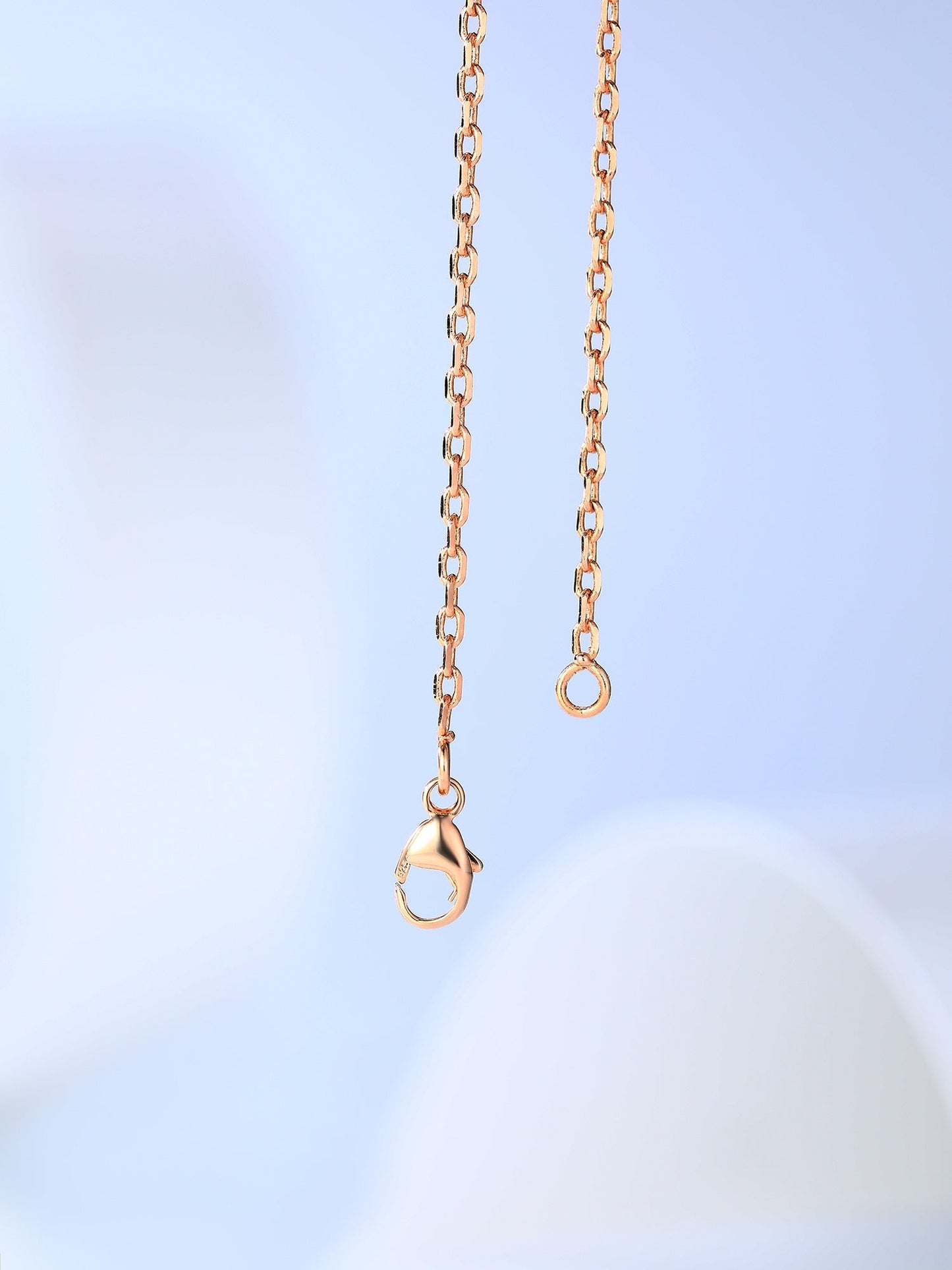 [Love Aura]H CAGE PINK GOLD NECKLACE