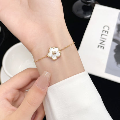 [Love Aura]LUCKY SPRING ROSE GOLD MOP BRACELET