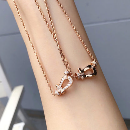 [Love Aura]FORCE 10 PINK GOLD DIAMOND NECKLACE
