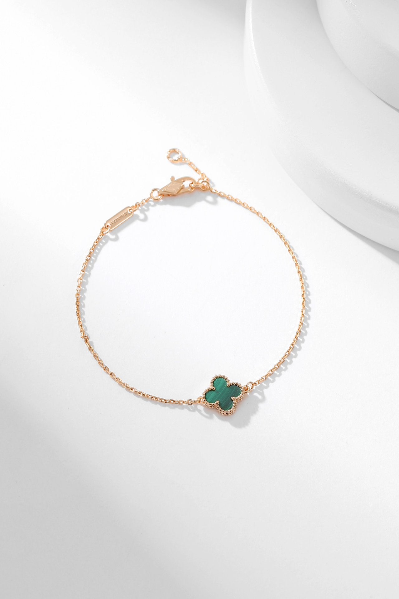 [Love Aura]CLOVER BRACELET MALACHITE 1 MOTIF