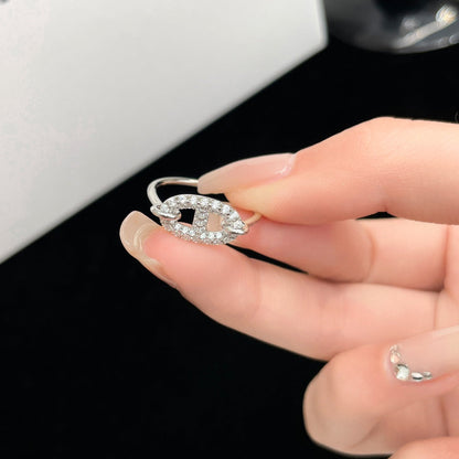 [Love Aura]RONDE SMALL SILVER DIAMOND RING