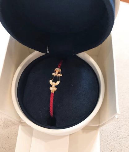 [Love Aura]FORCE 10 HALF DIAMOND PINK GOLD RED CORDERI LARGE AND MEDIUM MODEL